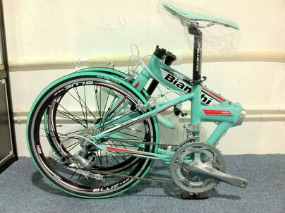 folding bike Bianchi folded.jpg